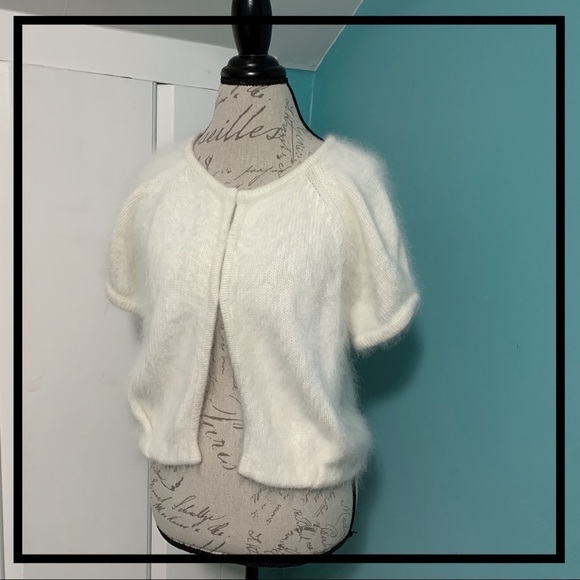 Ann TAYLOR LOFT Rabbit Hair Blend Crop Sweater - Picture 4 of 7